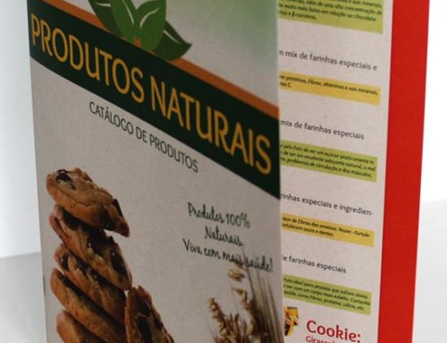Folder em papel reciclato